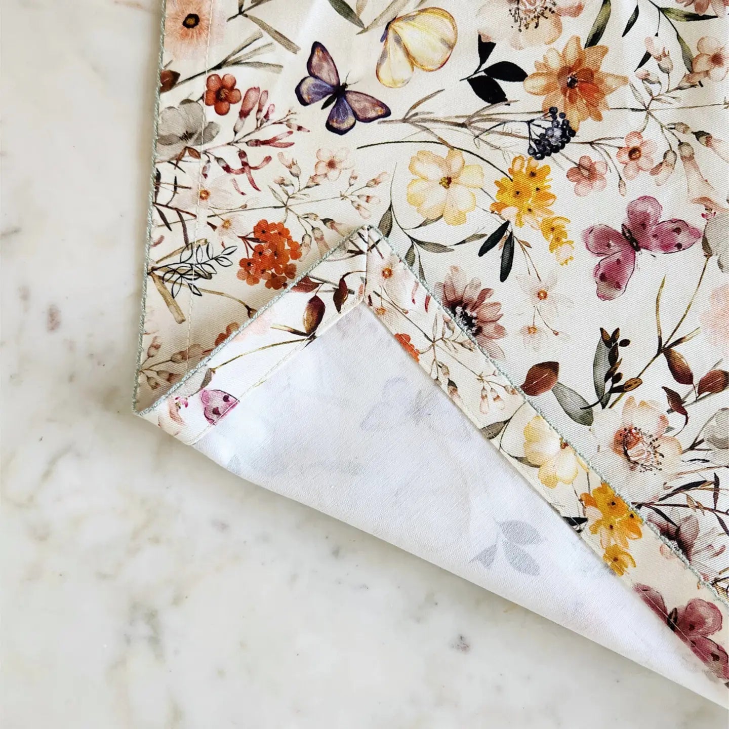 Secret Garden Cotton Fabric Placemats | Set of 4