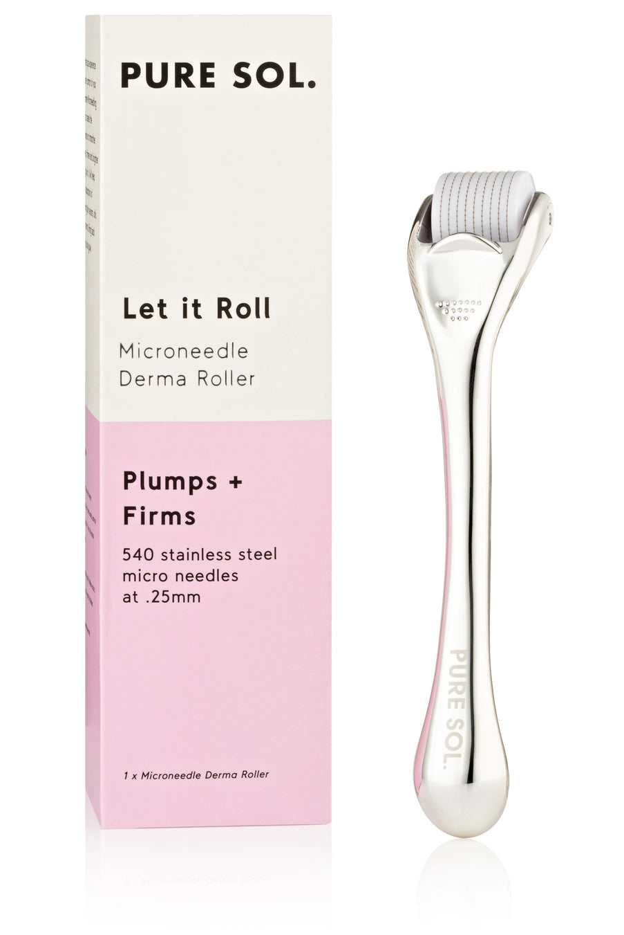 Pure Sol Let It Roll – Stainless Steel Microneedle Roller